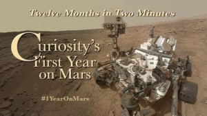 Affiche-premier-anniversaire-Robot-Curiosity-sur-Mars