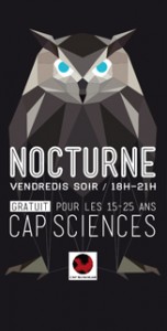 affiche nocturne Cap Science